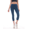Мягкие брюки-капри для йоги и фитнеса, быстросохнущие спортивные леггинсы с высокой талией для тренажерного зала, женские эластичные спортивные колготки